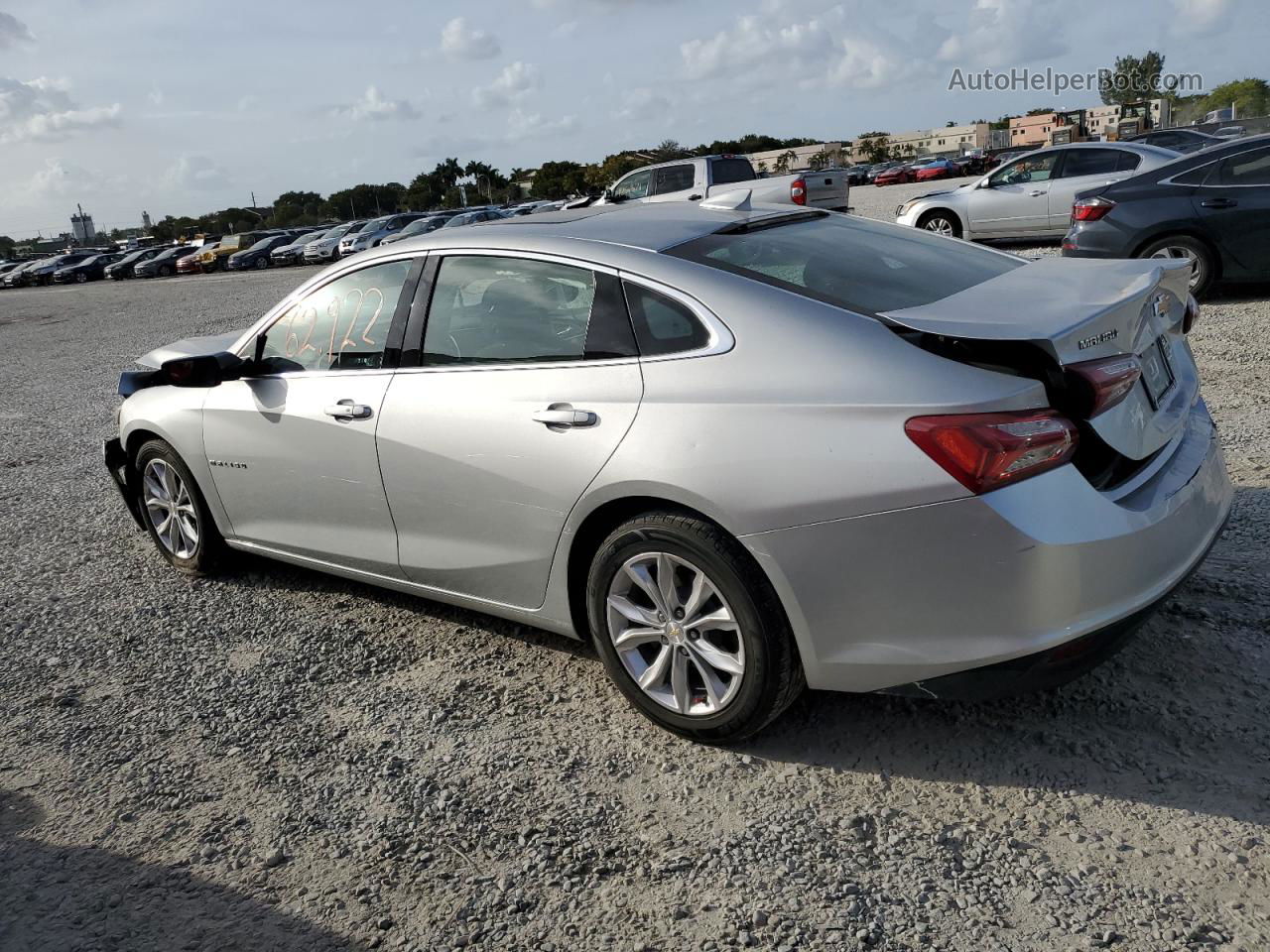 2021 Chevrolet Malibu Lt Silver vin: 1G1ZD5ST4MF024653