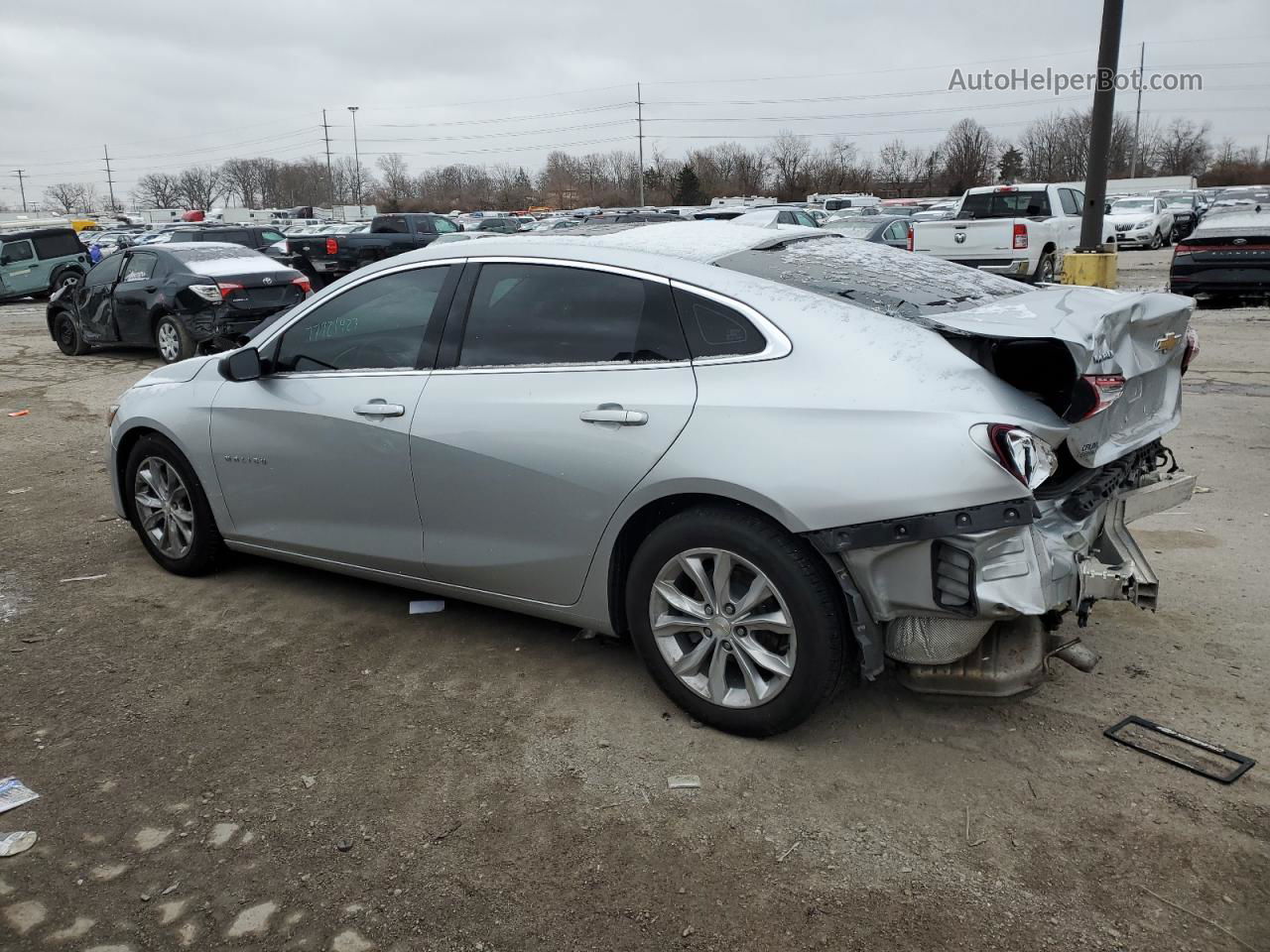 2021 Chevrolet Malibu Lt Silver vin: 1G1ZD5ST4MF024670