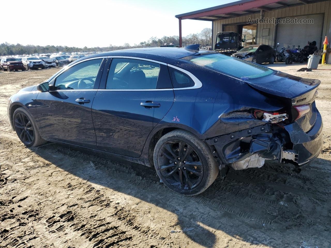 2021 Chevrolet Malibu Lt Blue vin: 1G1ZD5ST4MF058396