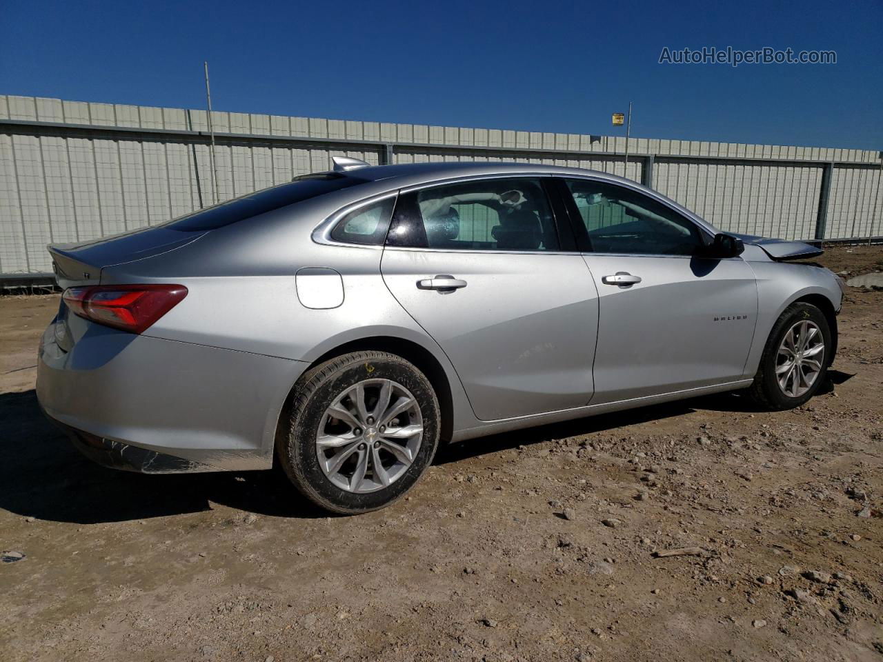 2021 Chevrolet Malibu Lt Silver vin: 1G1ZD5ST4MF060097