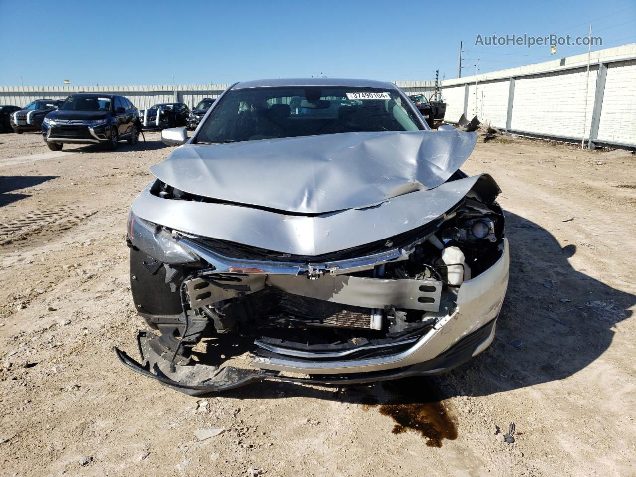 2021 Chevrolet Malibu Lt Silver vin: 1G1ZD5ST4MF060097