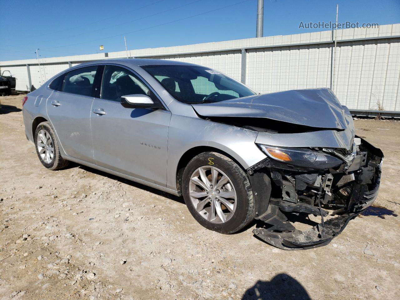 2021 Chevrolet Malibu Lt Серебряный vin: 1G1ZD5ST4MF060097