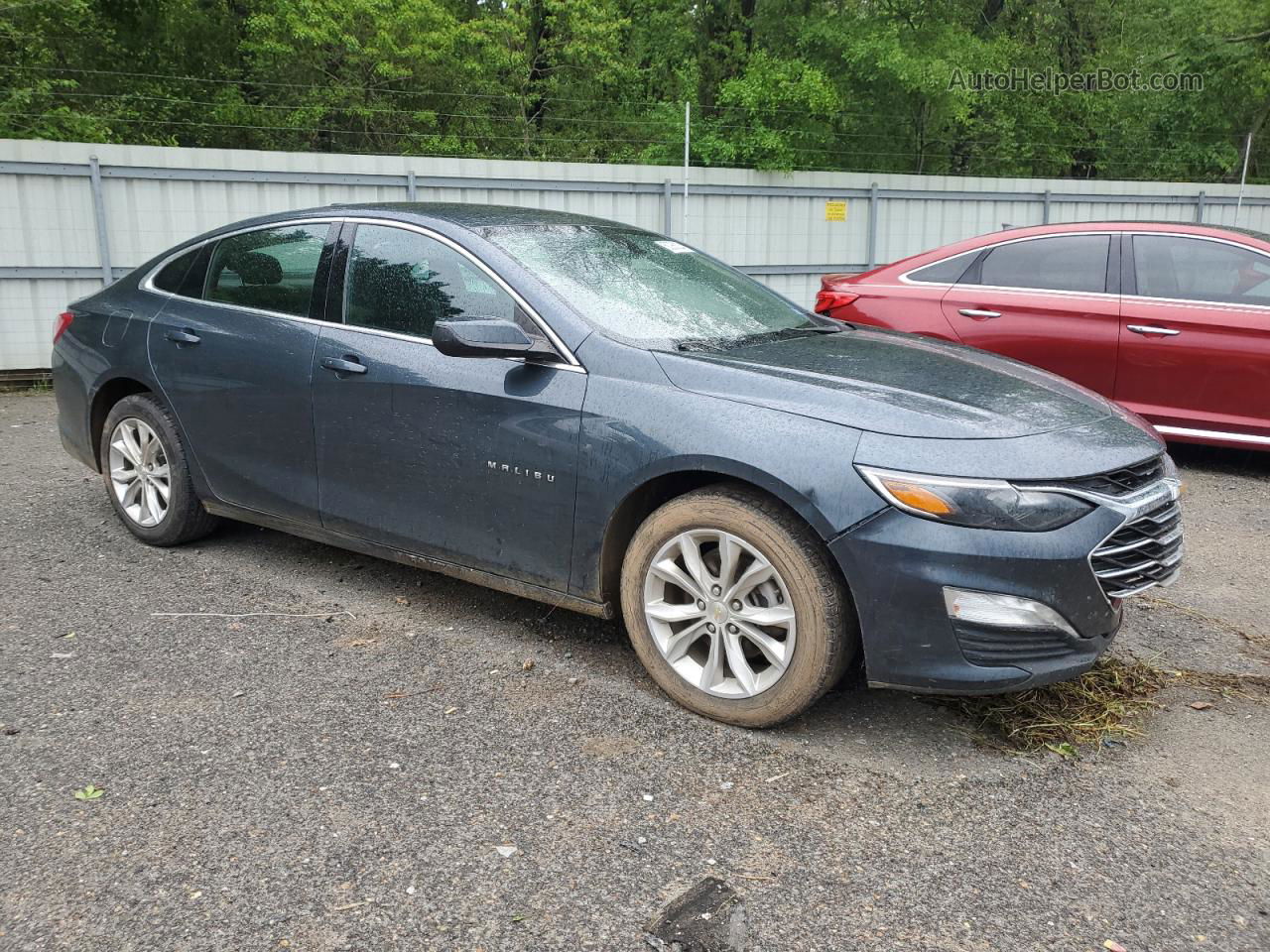 2021 Chevrolet Malibu Lt Синий vin: 1G1ZD5ST4MF074954