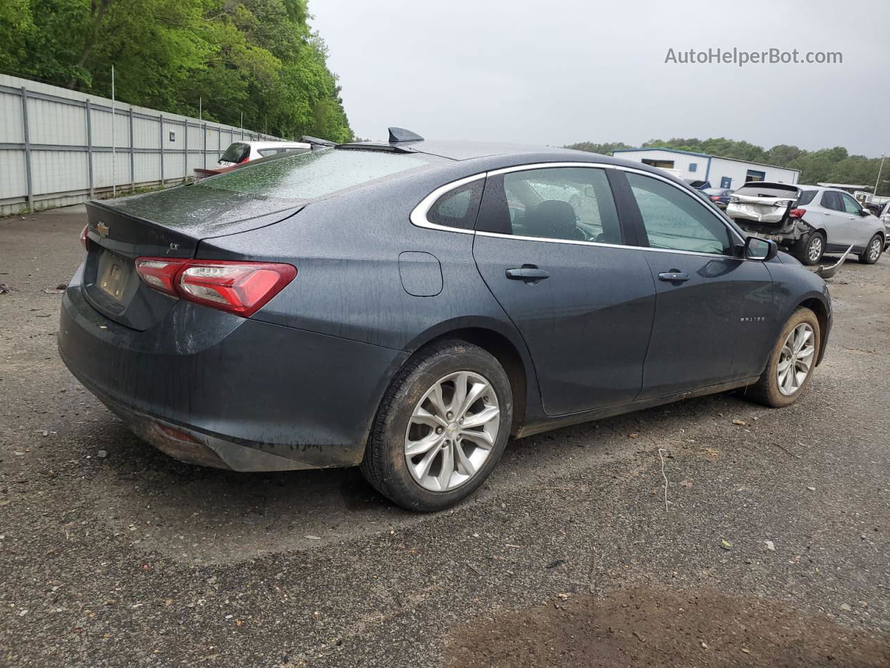 2021 Chevrolet Malibu Lt Синий vin: 1G1ZD5ST4MF074954