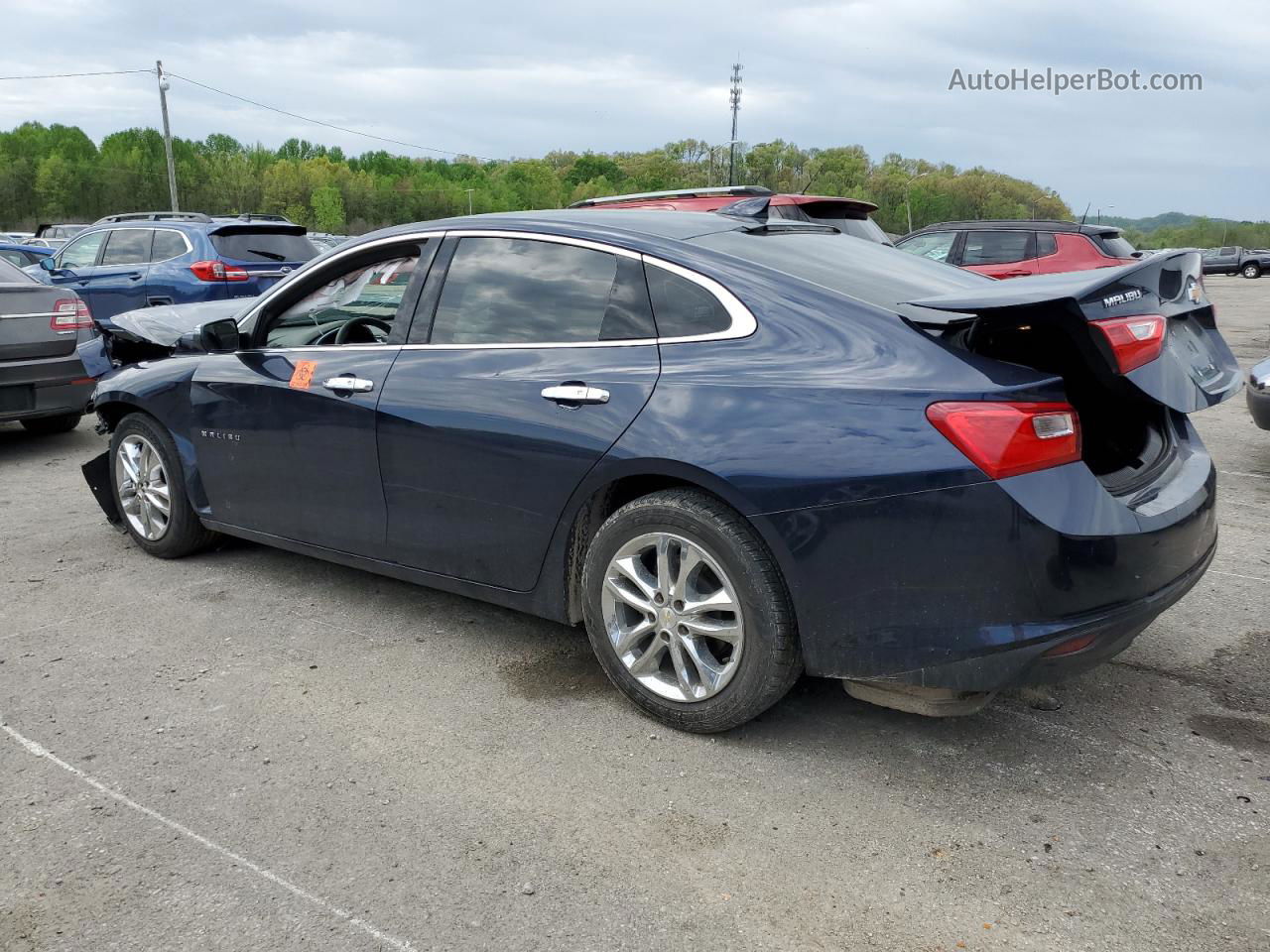 2018 Chevrolet Malibu Lt Blue vin: 1G1ZD5ST5JF127852