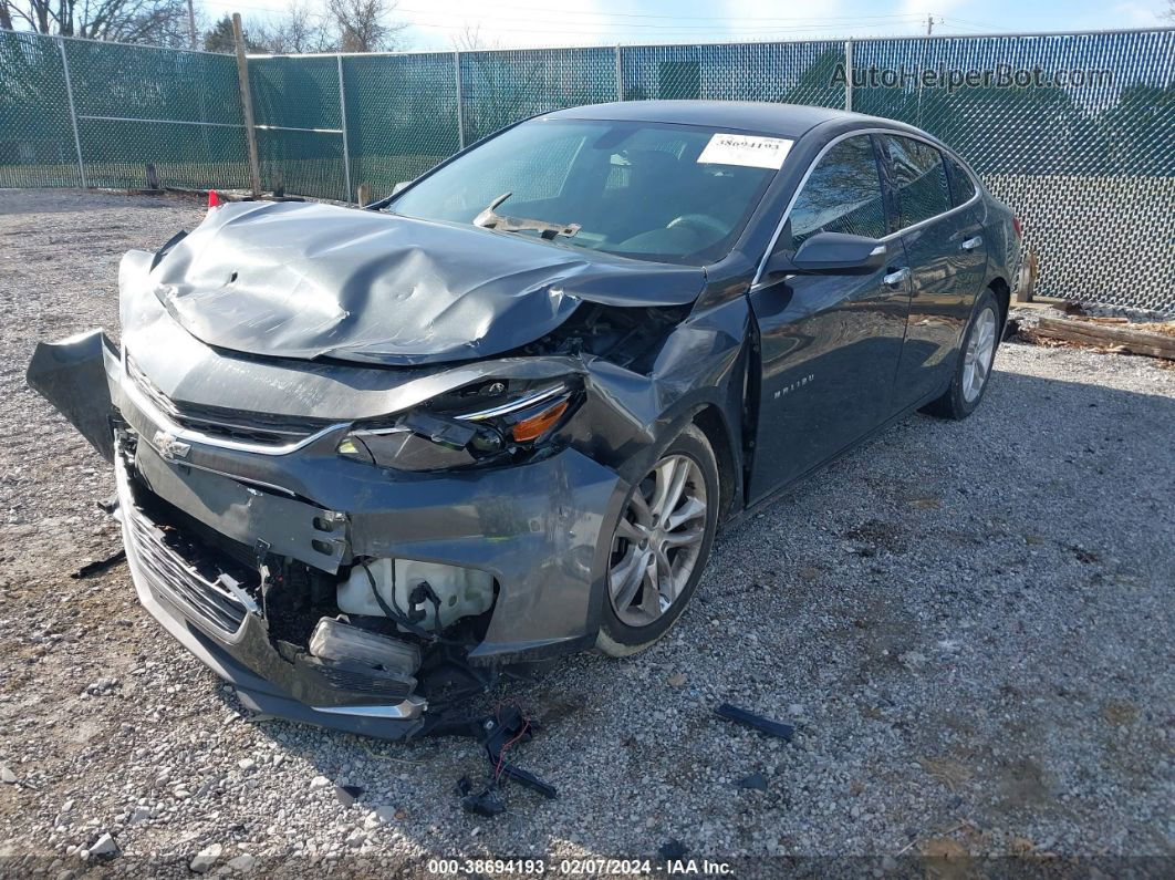 2018 Chevrolet Malibu Lt Gray vin: 1G1ZD5ST5JF128239