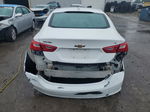 2018 Chevrolet Malibu Lt White vin: 1G1ZD5ST5JF153755