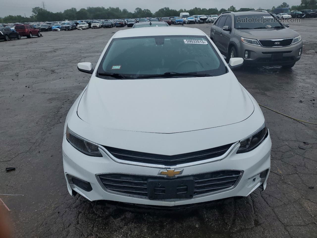 2018 Chevrolet Malibu Lt White vin: 1G1ZD5ST5JF153755