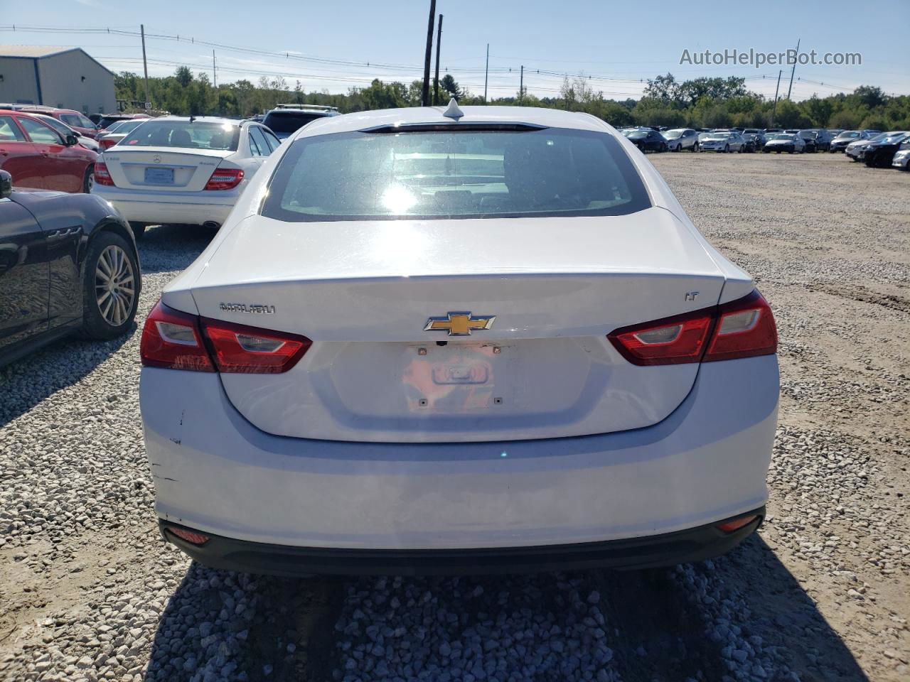 2018 Chevrolet Malibu Lt White vin: 1G1ZD5ST5JF154811