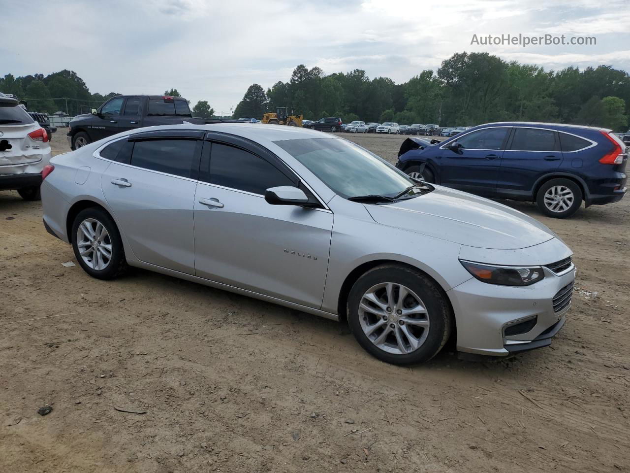 2018 Chevrolet Malibu Lt Silver vin: 1G1ZD5ST5JF158552