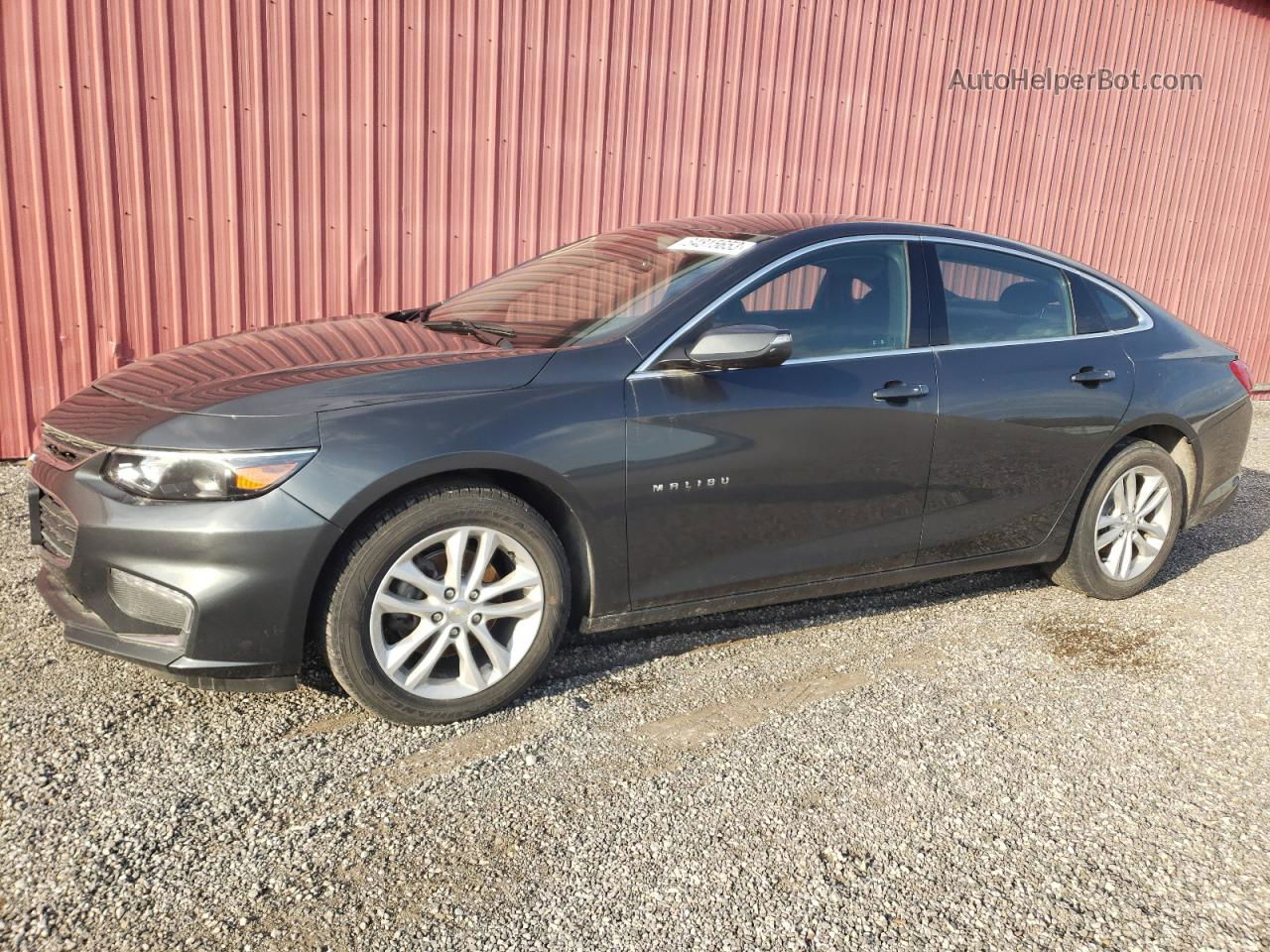 2018 Chevrolet Malibu Lt Gray vin: 1G1ZD5ST5JF223805