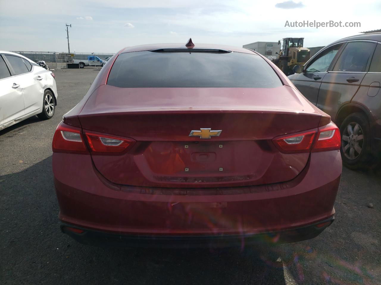 2018 Chevrolet Malibu Lt Maroon vin: 1G1ZD5ST5JF224095