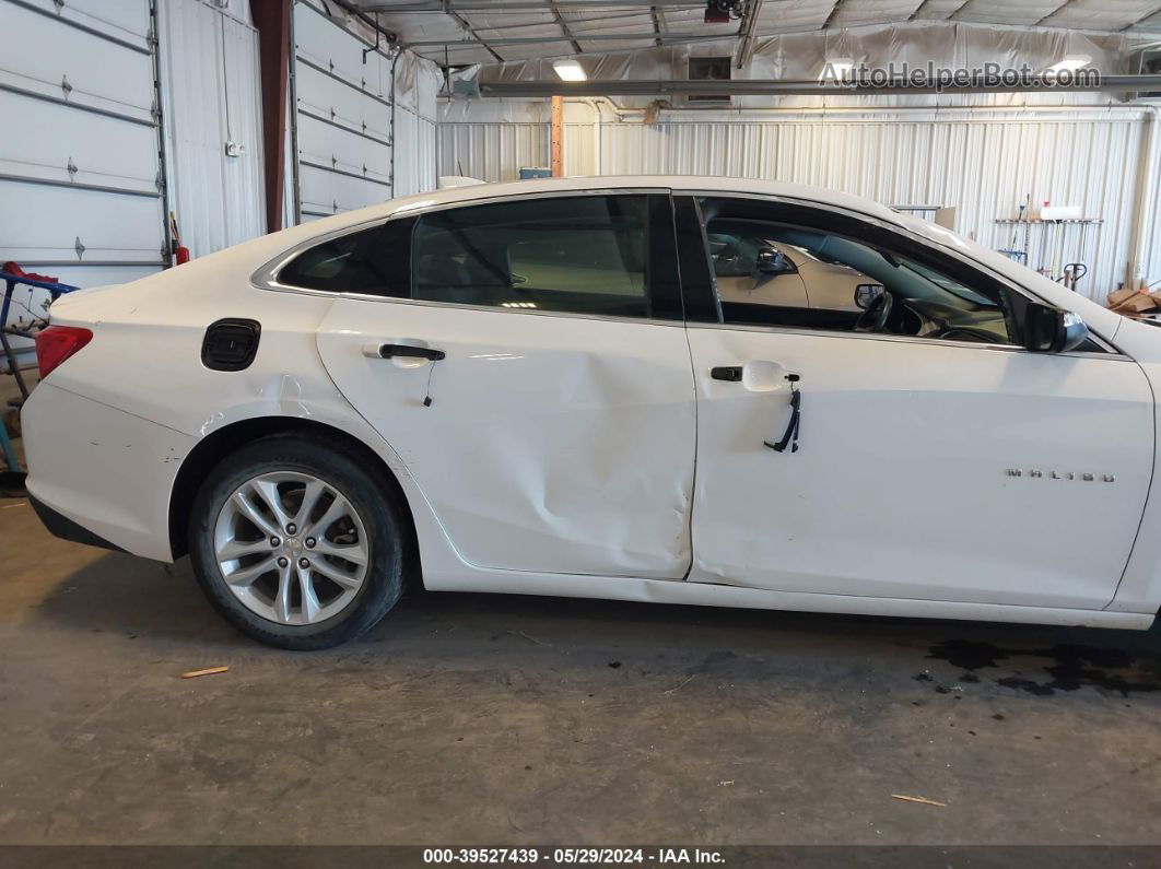 2018 Chevrolet Malibu Lt White vin: 1G1ZD5ST5JF227899