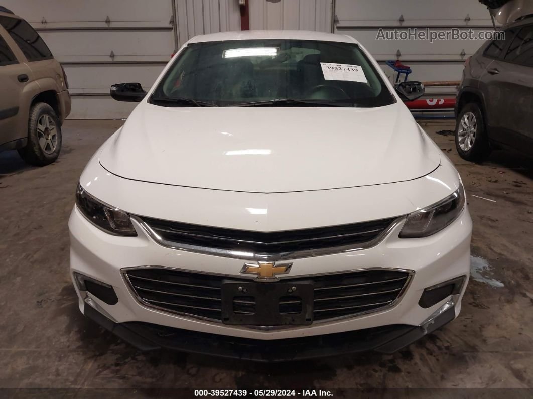 2018 Chevrolet Malibu Lt White vin: 1G1ZD5ST5JF227899