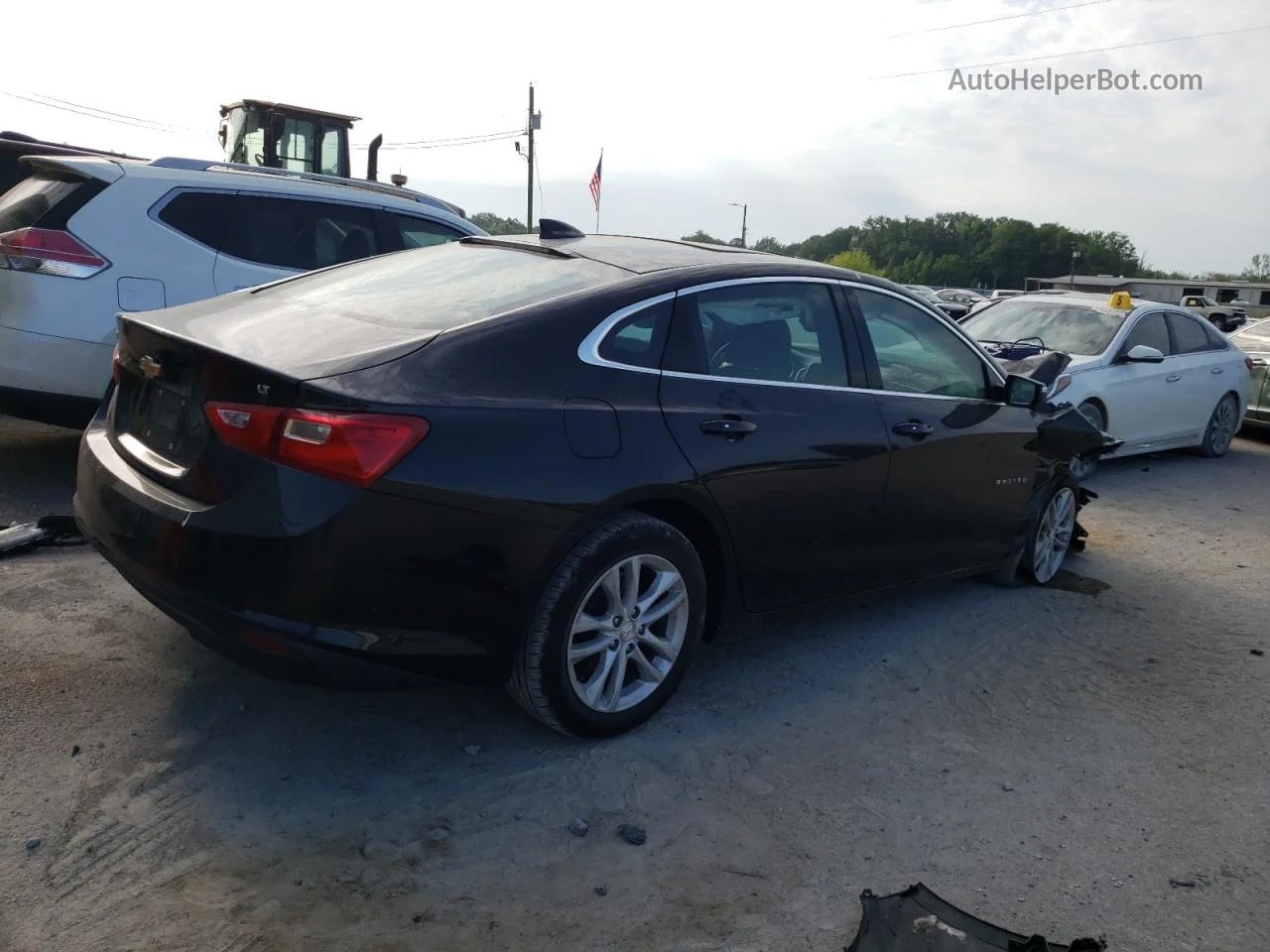 2018 Chevrolet Malibu Lt Black vin: 1G1ZD5ST5JF239132