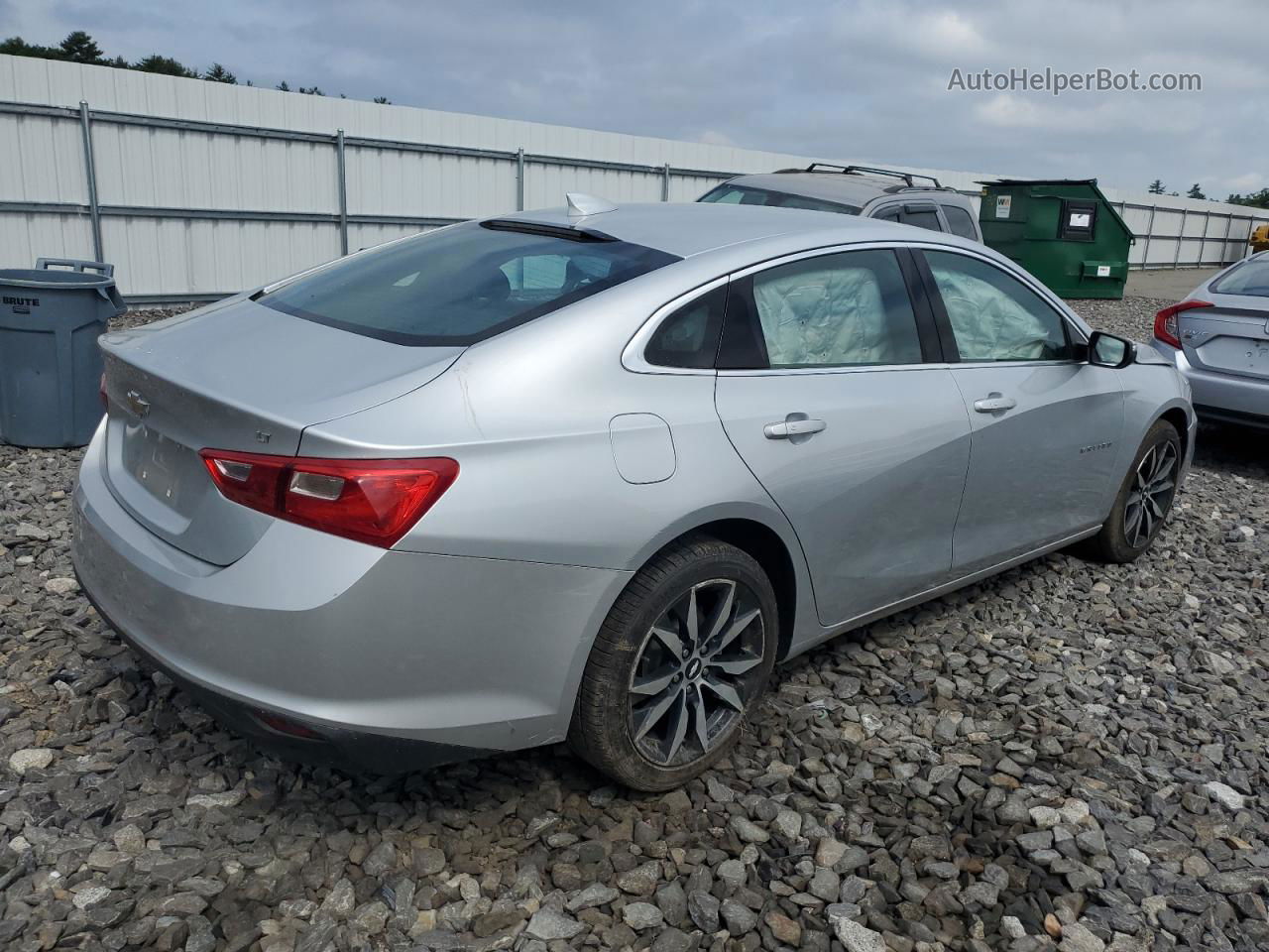 2018 Chevrolet Malibu Lt Silver vin: 1G1ZD5ST5JF273720