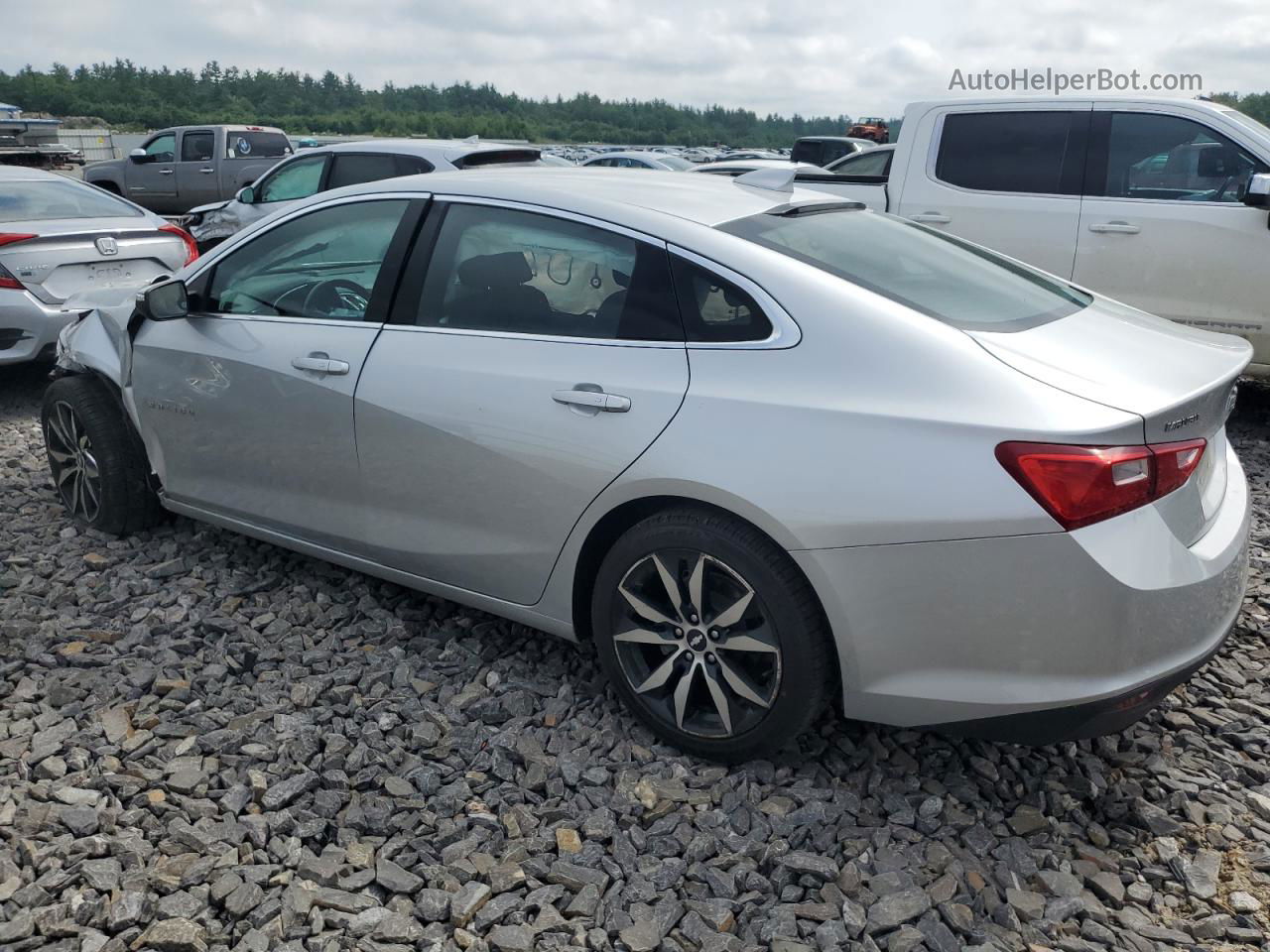 2018 Chevrolet Malibu Lt Silver vin: 1G1ZD5ST5JF273720