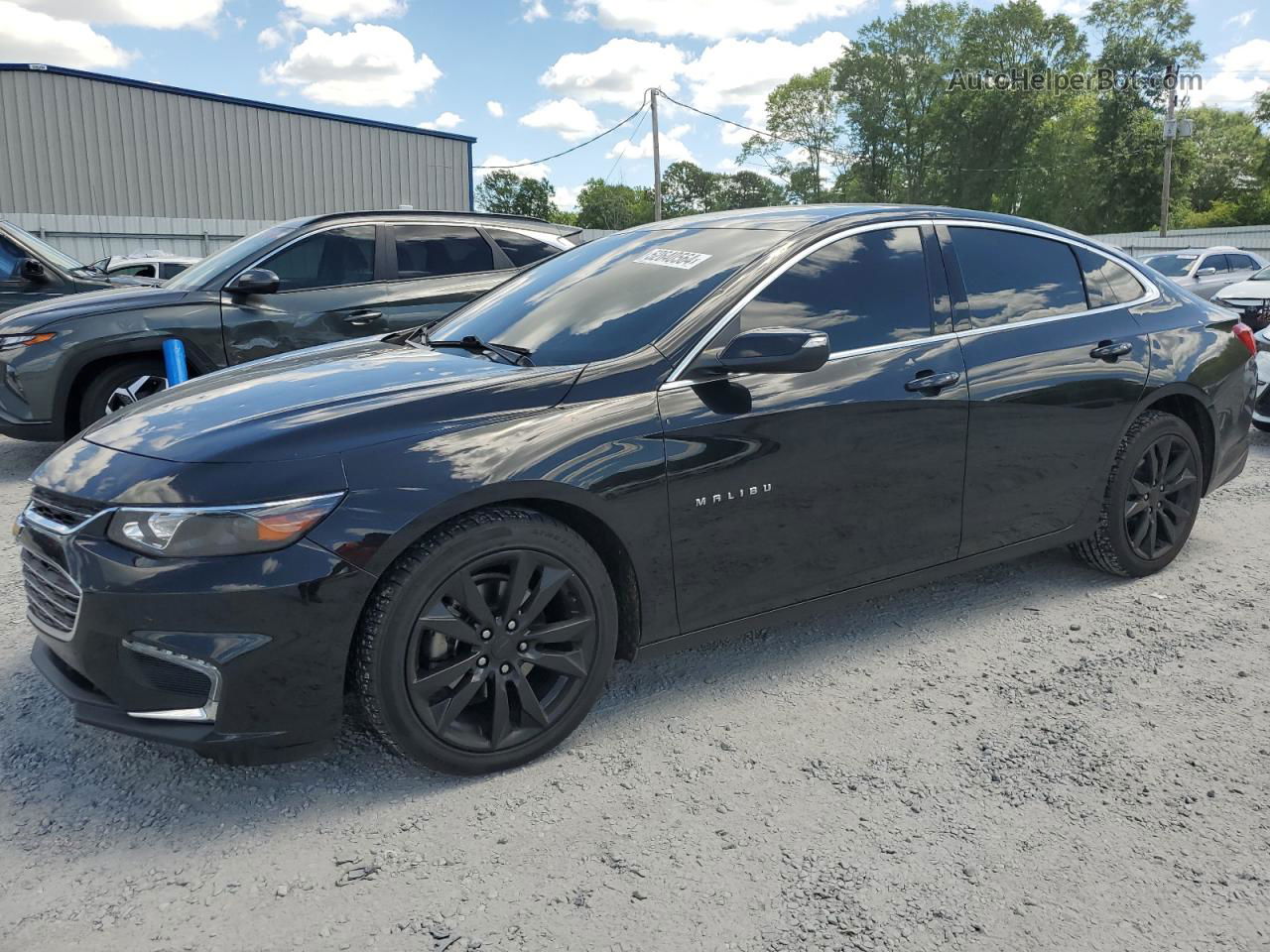 2018 Chevrolet Malibu Lt Black vin: 1G1ZD5ST5JF292235