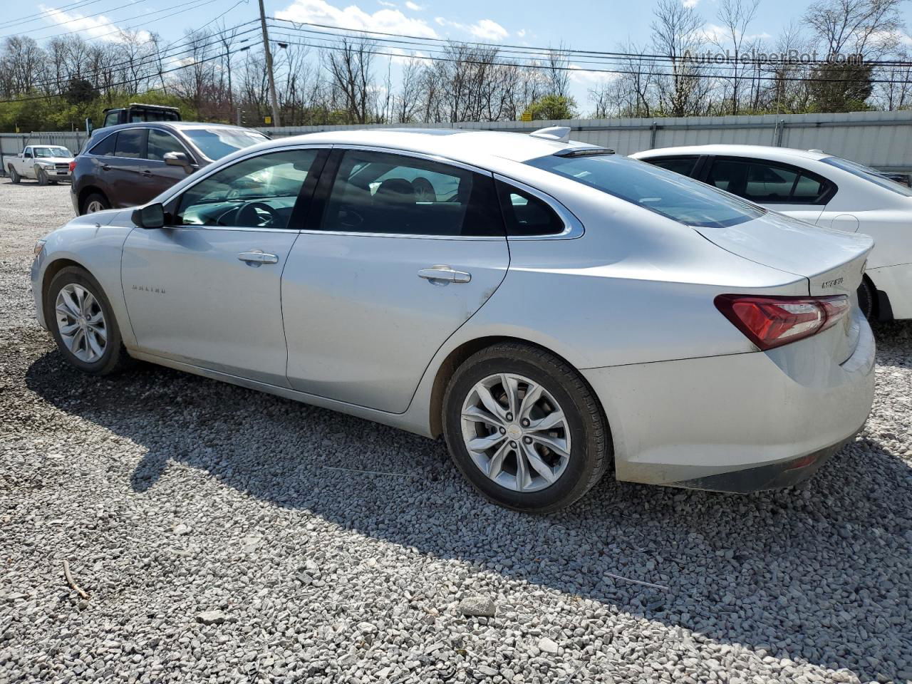 2021 Chevrolet Malibu Lt Silver vin: 1G1ZD5ST5MF015315