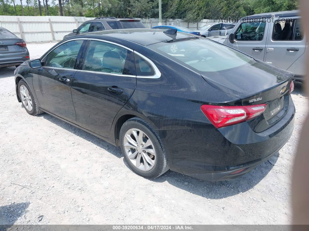 2021 Chevrolet Malibu Fwd Lt Черный vin: 1G1ZD5ST5MF015900