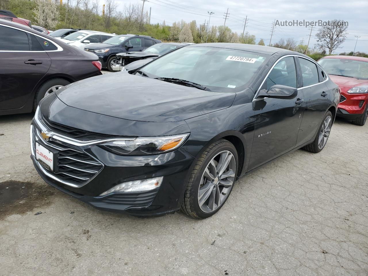 2021 Chevrolet Malibu Lt Черный vin: 1G1ZD5ST5MF019204