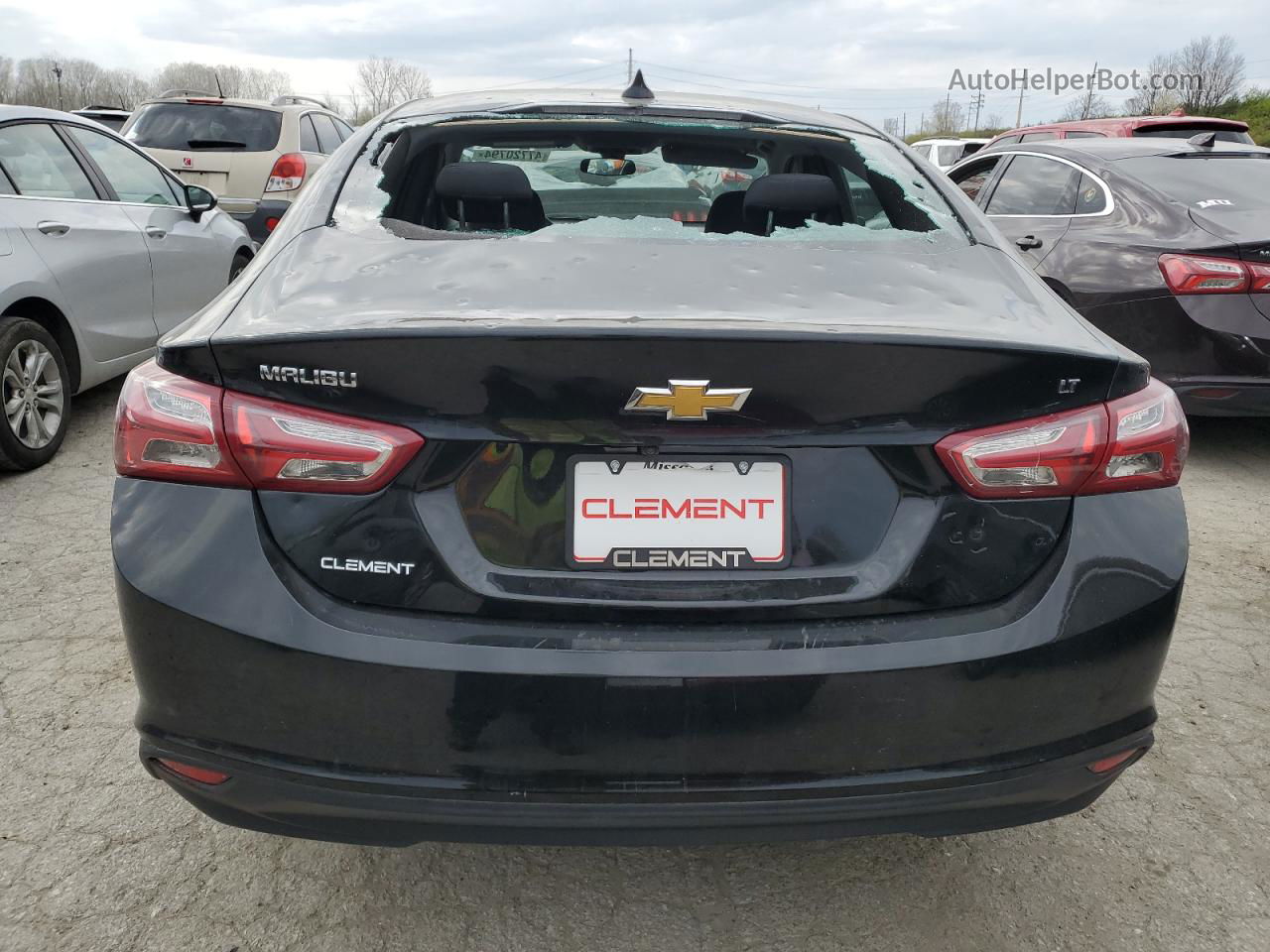 2021 Chevrolet Malibu Lt Черный vin: 1G1ZD5ST5MF019204