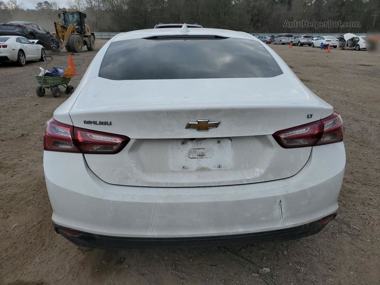 2021 Chevrolet Malibu Lt White vin: 1G1ZD5ST5MF024404