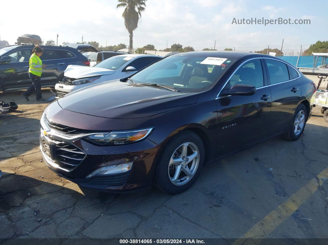 2021 Chevrolet Malibu Fwd Lt Burgundy vin: 1G1ZD5ST5MF030624