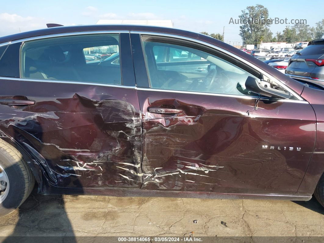 2021 Chevrolet Malibu Fwd Lt Burgundy vin: 1G1ZD5ST5MF030624