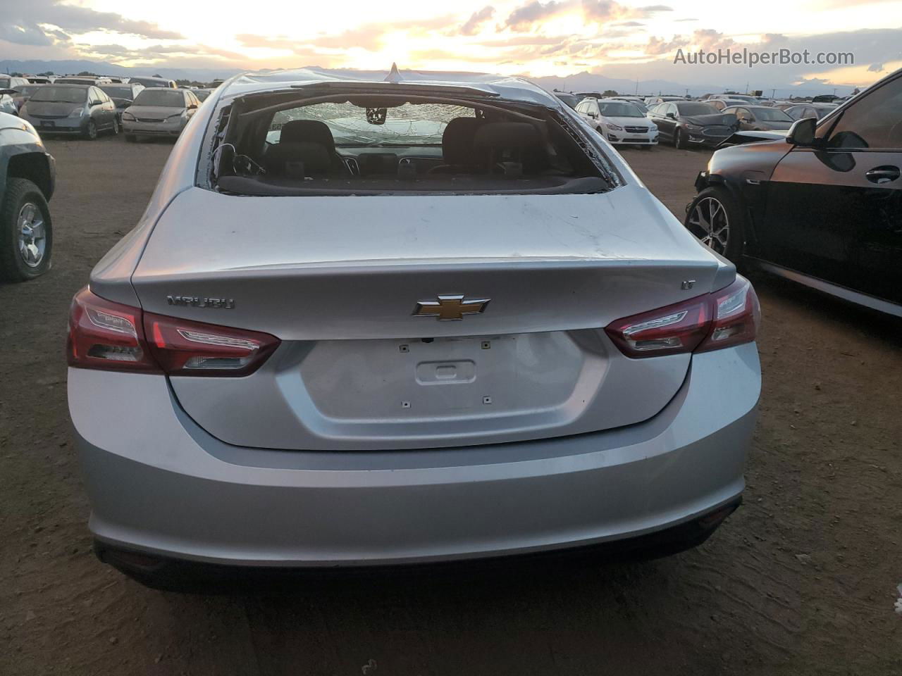 2021 Chevrolet Malibu Lt Silver vin: 1G1ZD5ST5MF034463