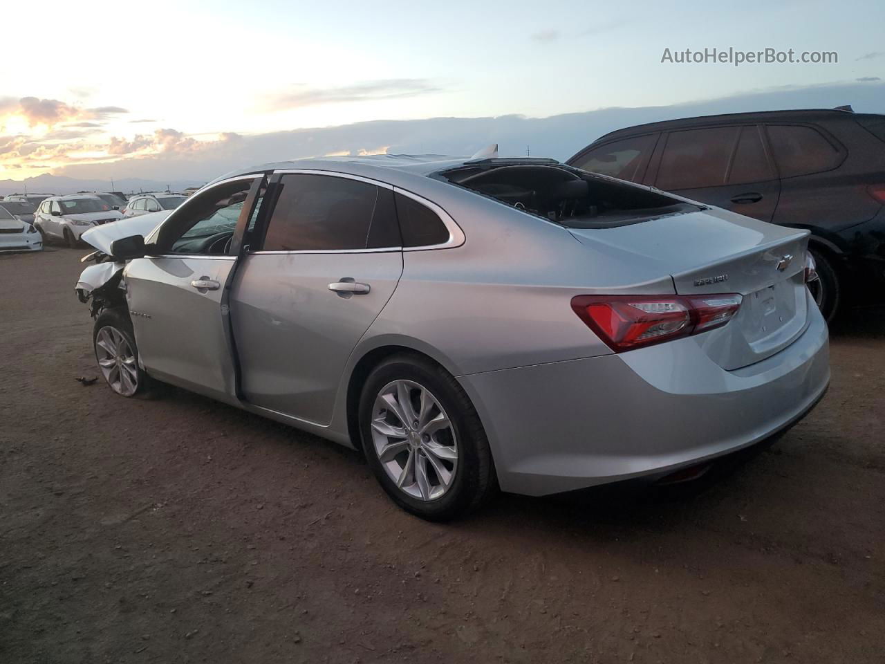 2021 Chevrolet Malibu Lt Silver vin: 1G1ZD5ST5MF034463