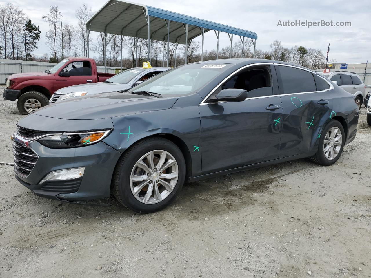 2021 Chevrolet Malibu Lt Gray vin: 1G1ZD5ST5MF056463