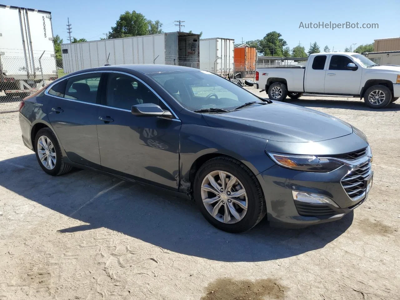 2021 Chevrolet Malibu Lt Серый vin: 1G1ZD5ST5MF075806