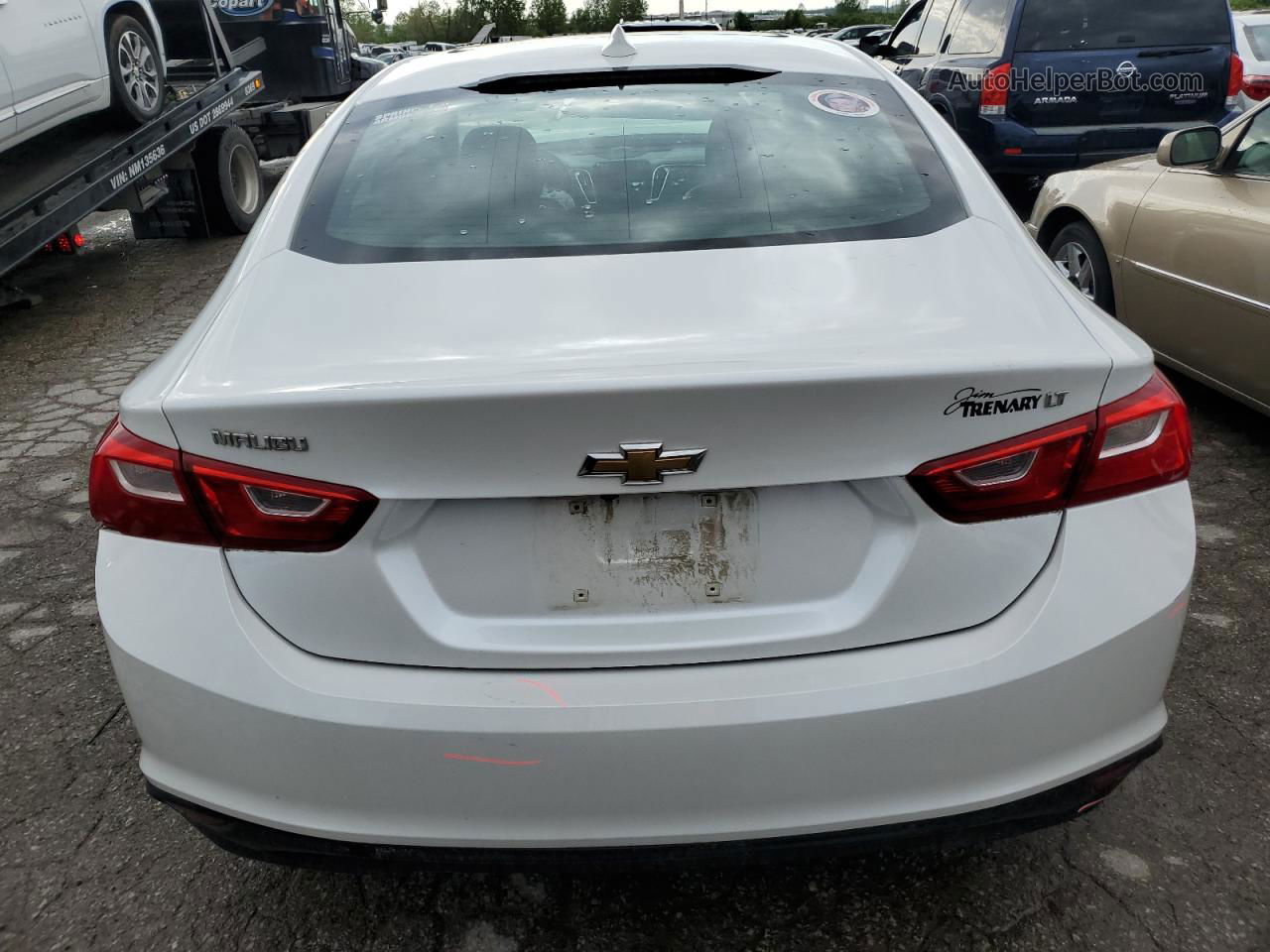 2018 Chevrolet Malibu Lt White vin: 1G1ZD5ST6JF119727