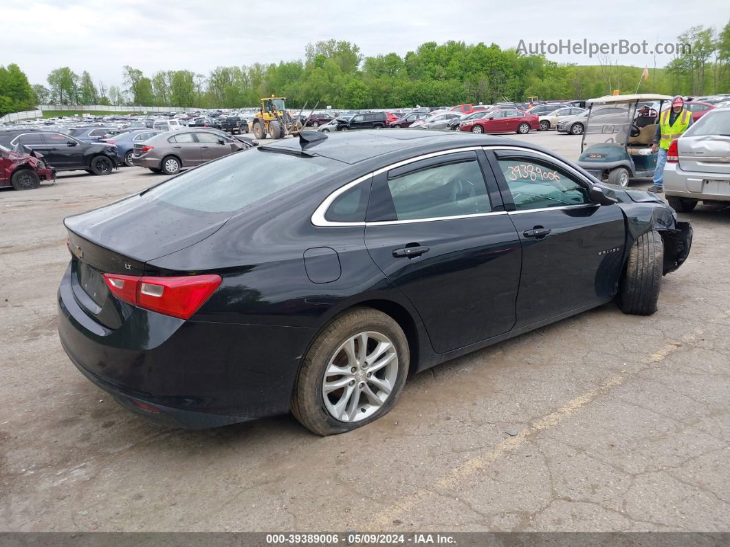 2018 Chevrolet Malibu Lt Black vin: 1G1ZD5ST6JF123695