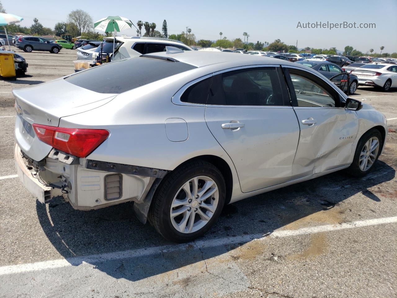 2018 Chevrolet Malibu Lt Gray vin: 1G1ZD5ST6JF174887