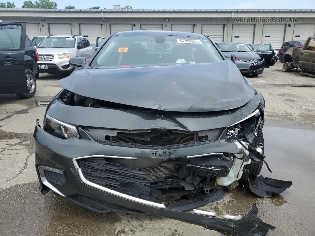 2018 Chevrolet Malibu Lt Charcoal vin: 1G1ZD5ST6JF181192