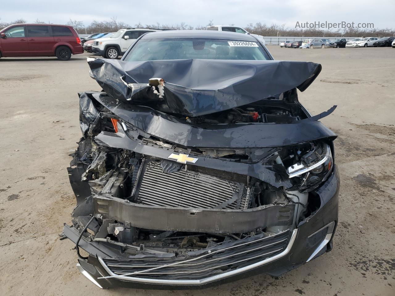 2018 Chevrolet Malibu Lt Black vin: 1G1ZD5ST6JF198722