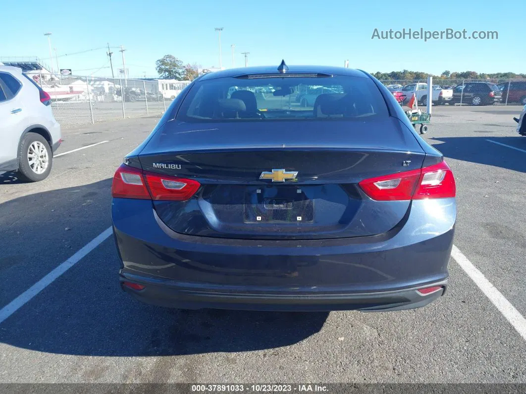 2018 Chevrolet Malibu Lt Dark Blue vin: 1G1ZD5ST6JF199403