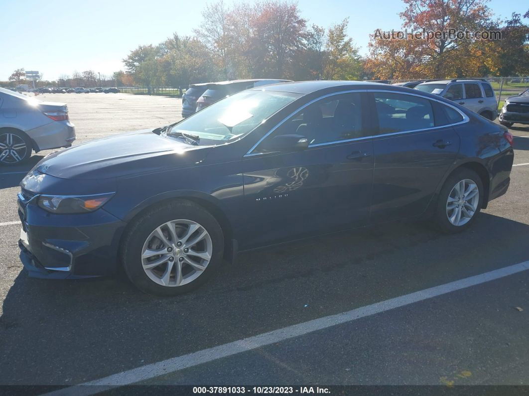 2018 Chevrolet Malibu Lt Dark Blue vin: 1G1ZD5ST6JF199403