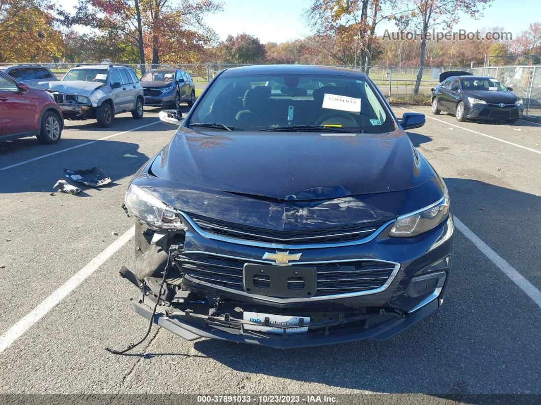 2018 Chevrolet Malibu Lt Dark Blue vin: 1G1ZD5ST6JF199403