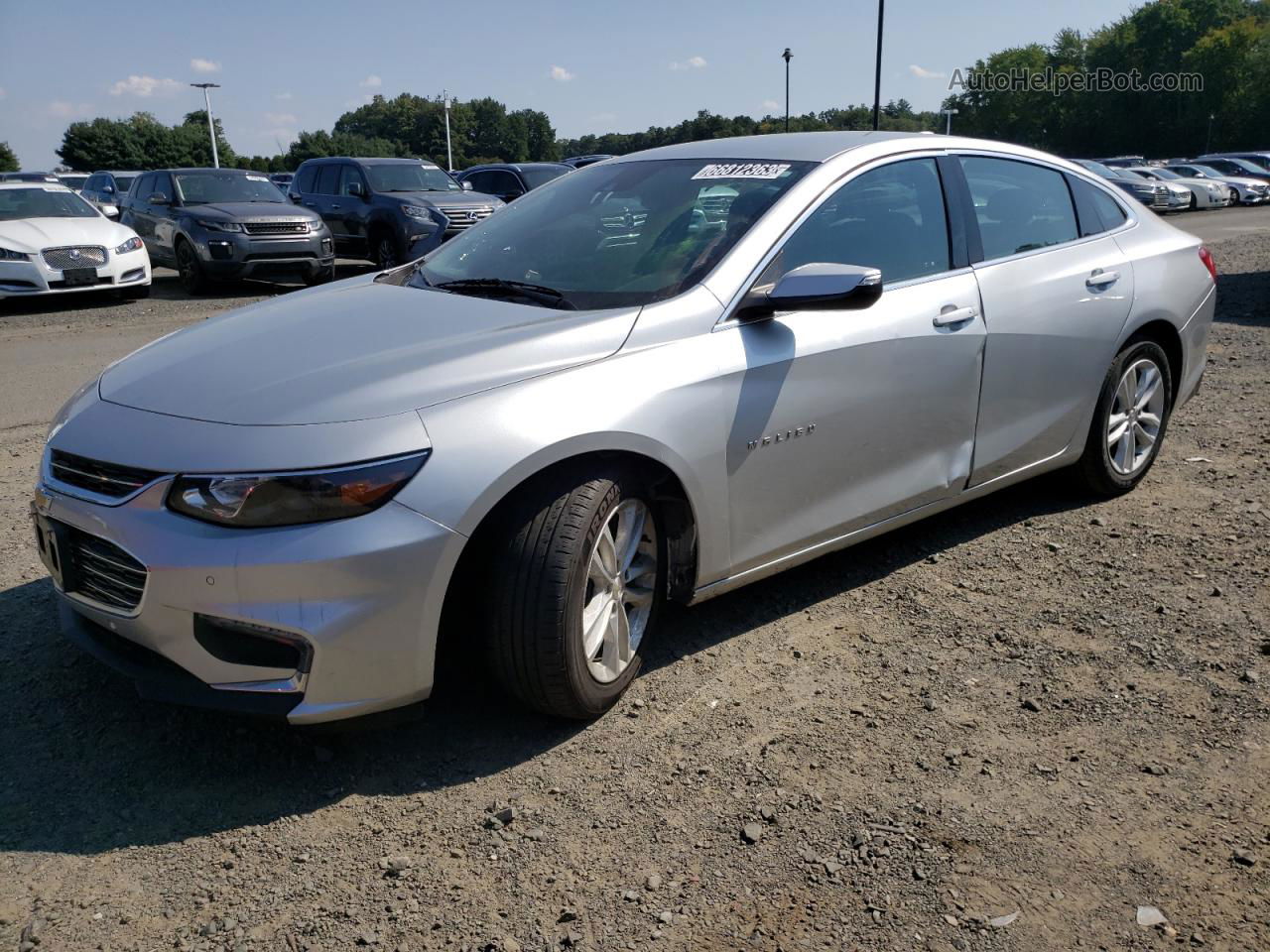 2018 Chevrolet Malibu Lt Silver vin: 1G1ZD5ST6JF231928