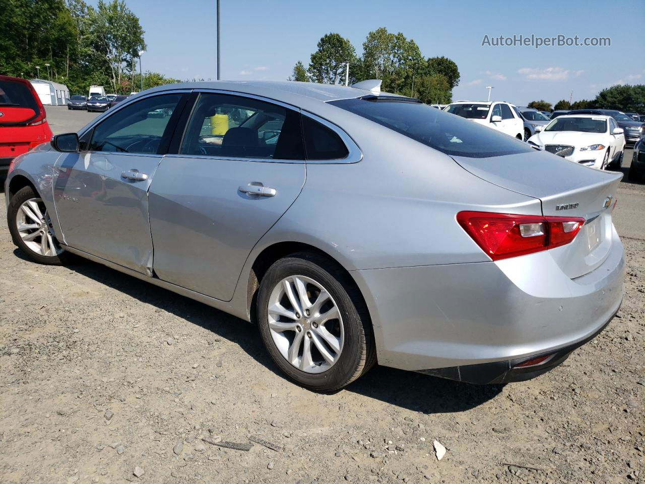 2018 Chevrolet Malibu Lt Silver vin: 1G1ZD5ST6JF231928