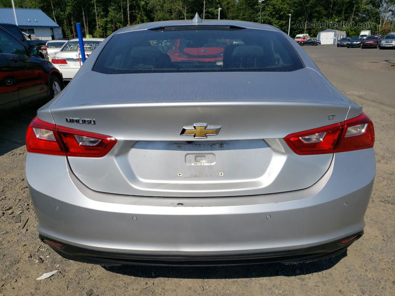 2018 Chevrolet Malibu Lt Серебряный vin: 1G1ZD5ST6JF231928