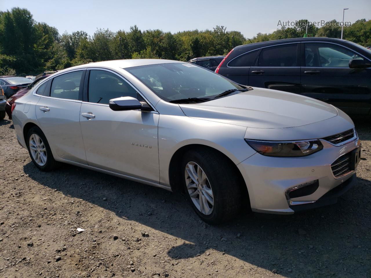 2018 Chevrolet Malibu Lt Silver vin: 1G1ZD5ST6JF231928