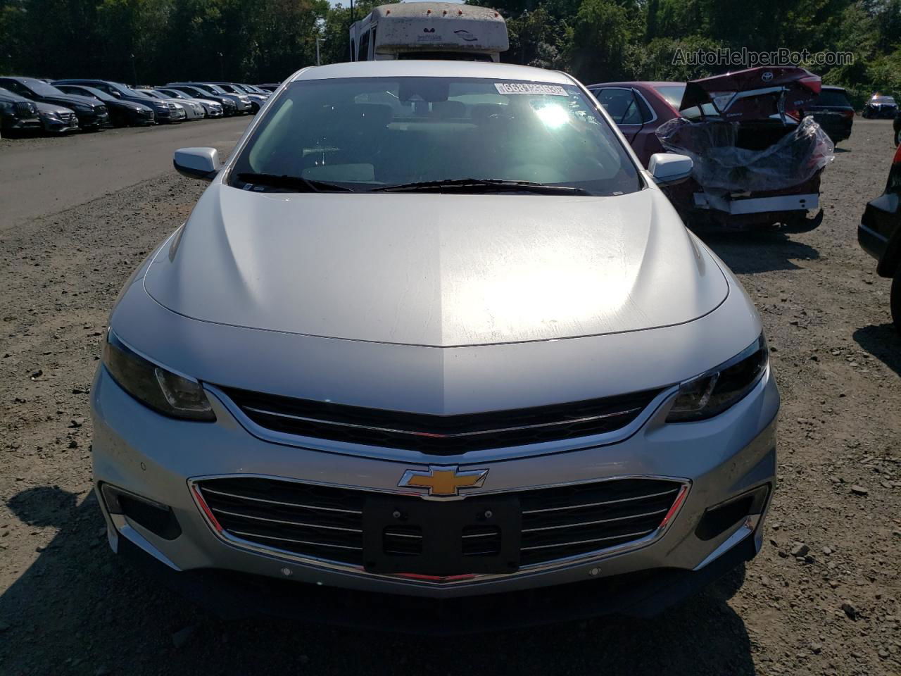 2018 Chevrolet Malibu Lt Silver vin: 1G1ZD5ST6JF231928