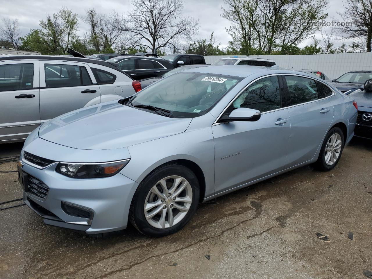 2018 Chevrolet Malibu Lt Blue vin: 1G1ZD5ST6JF243772