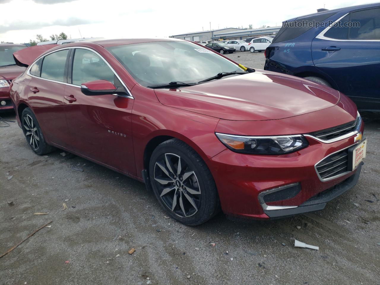 2018 Chevrolet Malibu Lt Red vin: 1G1ZD5ST6JF293393