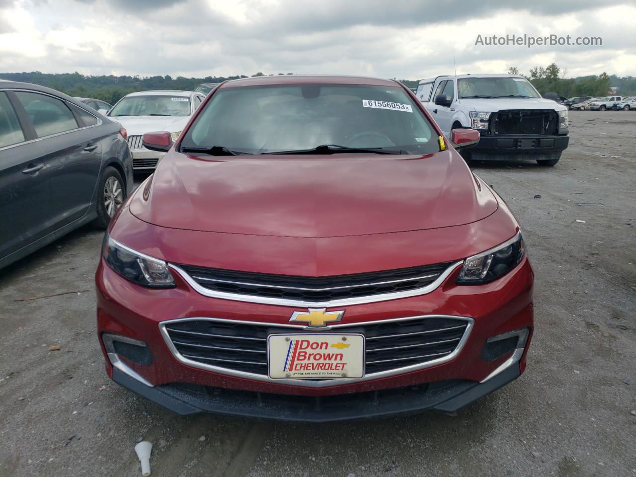 2018 Chevrolet Malibu Lt Red vin: 1G1ZD5ST6JF293393