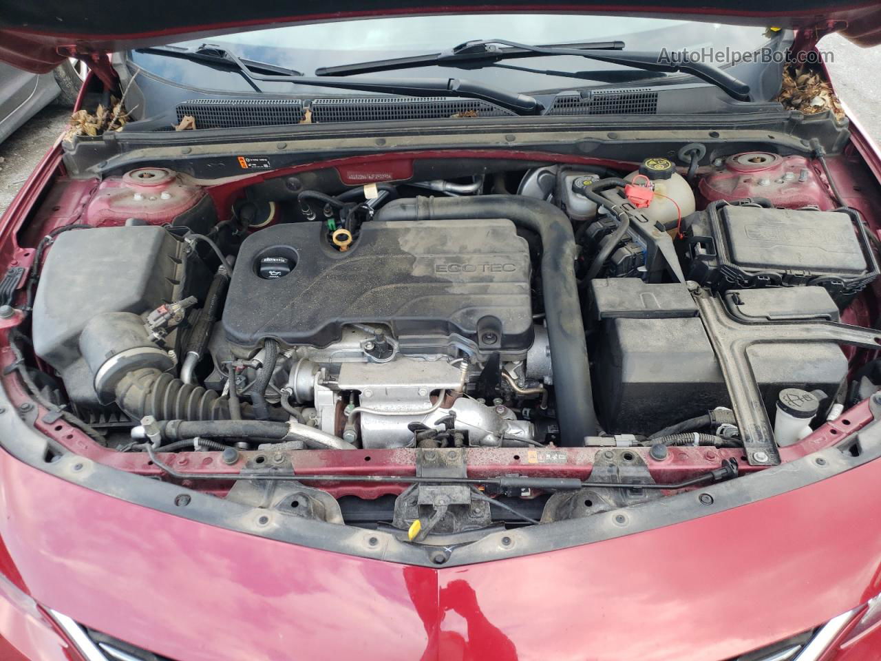 2018 Chevrolet Malibu Lt Red vin: 1G1ZD5ST6JF293393